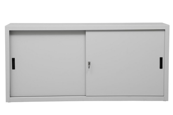 Gürkan Schiebetürenschrank, 45 x 160 x 75 cm, Lichtgrau, Fachboden Stück 1, SLC.0716, 100268