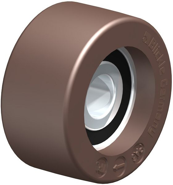 Blickle FPU 40x20/10-9K Rad aus Blickle Besthane®, Braun, 760838
