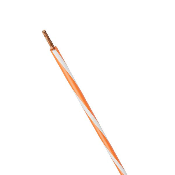 LAPP Einzelader X07V-K 2CHELIX 1X1,5, Orange-weiß, VE: 150 Meter, 4522391S/150