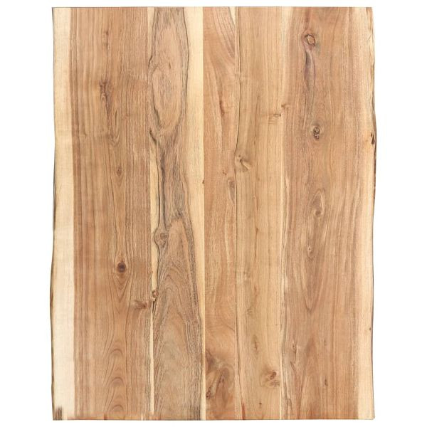vidaXL Tischplatte Massivholz Akazie 80x(50-60)x3,8 cm, 286330