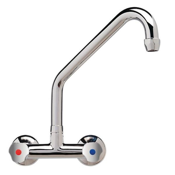 Gastro-Inox "High Performance" Duobloc Hochwandmodell 25mm (Ø) Wasserhahn 200mm, High Performance, 402.011