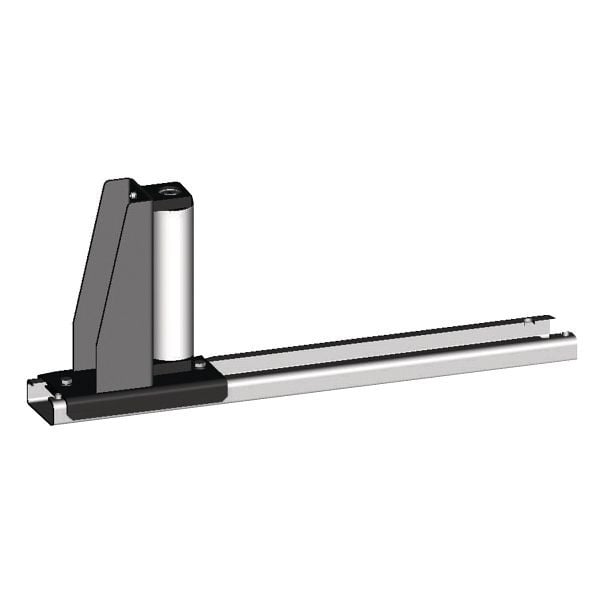 Metallkraft seitliche Führungsrolle beweglich, siber, 3640287