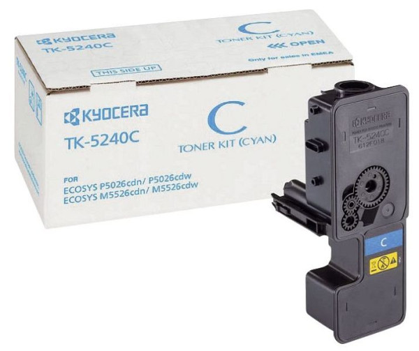 KYOCERA-MITA Original Kyocera Toner-Kit cyan (02R7CNL0,1T02R7CNL0,2R7CNL0,TK-5240C), TK5240C