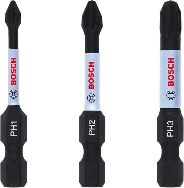 Bosch Impact Control PH Power Bits, 3 Stück, VE: 5 Stück, 2608522491