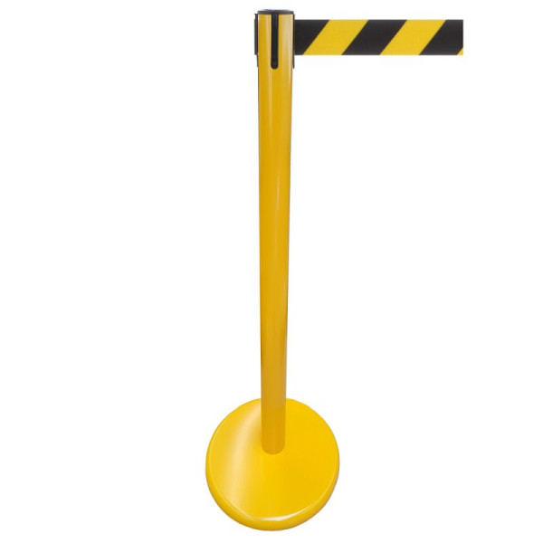 Stein HGS Personenleitsystem -P-Line Future Safety-, gelb, schwarz/gelb diagonal (schraffiert), mit Sicherheitsverschluss (selbstlösend), 15169-0203