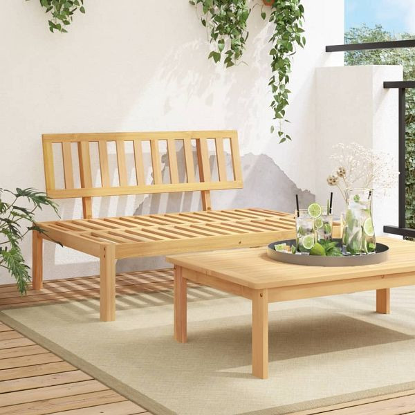 vidaXL Garten-Mittelsofa aus Paletten Massivholz Akazie, 365850