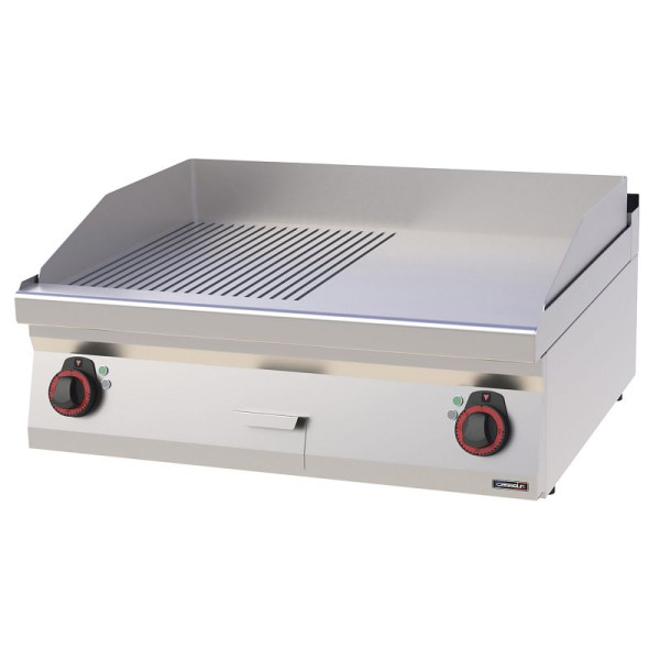 Casselin Snackplatte Chrom gerillt Glatt 80 - Linie 700, C7PASCRL80