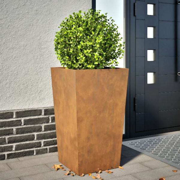 vidaXL Pflanzkübel 45x45x75 cm Cortenstahl, Blumenkübel, 851106