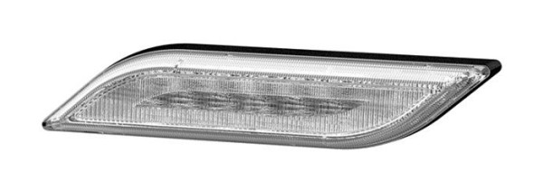 HELLA Blinkleuchte, Shapeline Style, LED, 12/24V, schlank, Einbau, Lichtscheibenfarbe: glasklar, Stecker: AMP, 2-polig, hinten links, 2BA 013 332-331