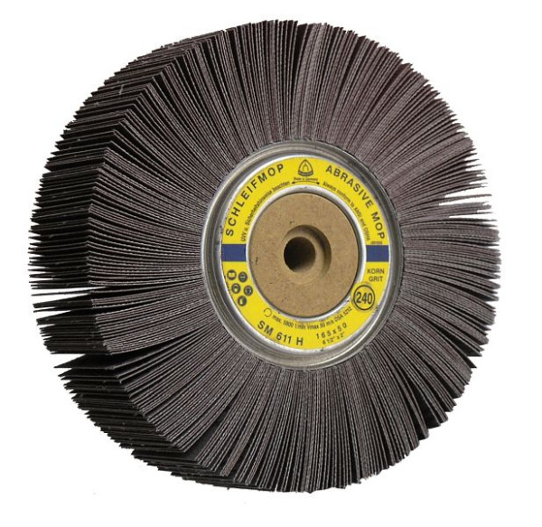 Klingspor SM 611 H Schleifmopräder LS 309 X 165 x 50 x 13 mm Korn 40, VE: 3 Stück, 10022