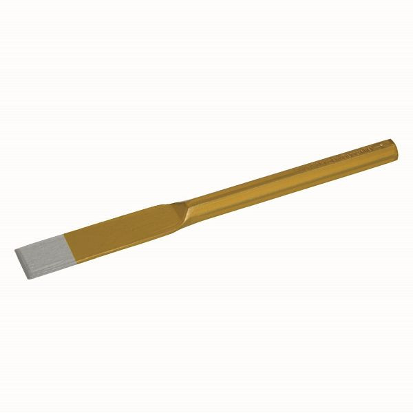 BRINKO Schlitzmeißel, Chrom-Vanadium-Stahl, Lufthärte vergütet mit unfallsicherem Schlagkopf, Länge 300 mm, 1332/300