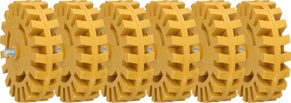 KS Tools Folienradierer mit Lamellen, VE: 6 Stück, 515.1369