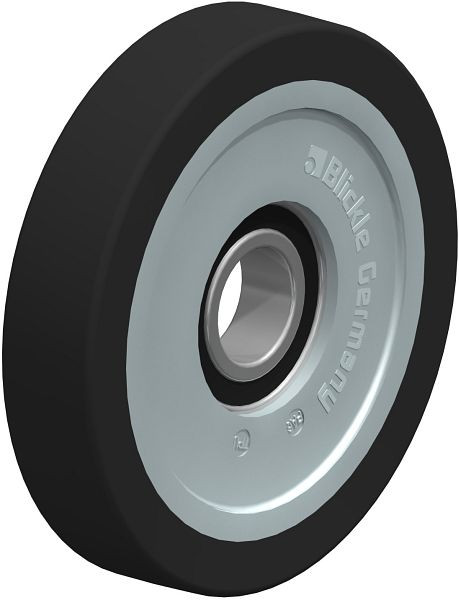 Blickle FPTH 125x25/25-15K Rad aus Thermoplastisches Polyurethan, Grau, 760832