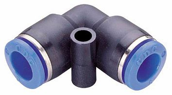 timmer B-WV-16-KU, Winkelverbinder aus Kunststoff, Schlauch-Ø: 16 mm, VE: 5 Stück, 03210703