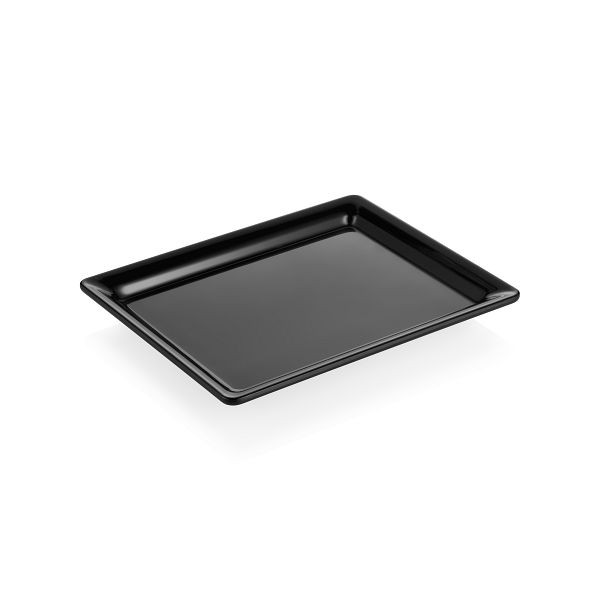 WAS GN Tablett 1/2 DAY & NIGHT, schwarz, Melamin, 6705112