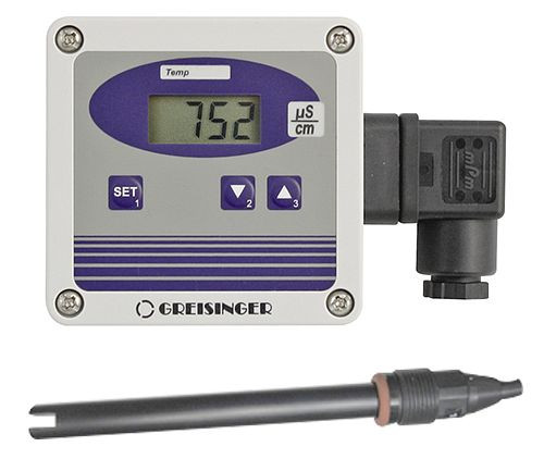 Greisinger GLMU 200 MP-TR-PG Leitfähigkeits-Messumformer inklusive 2-polig Messzelle, 607815