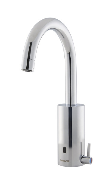 Benkiser Metrix Schwanenhals Elektronik Waschtisch-Misch-Armatur für Netzbetrieb, 1996073