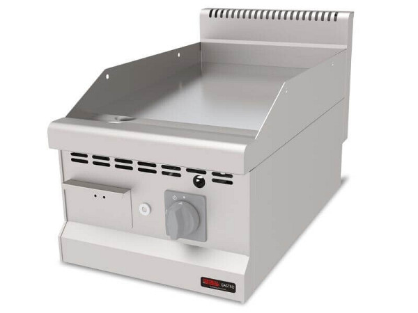 SGS Gastro Gas Bratplatte Hardchrome, Glatt, 6.3 kW, Premium Serie 700, AGI470CR