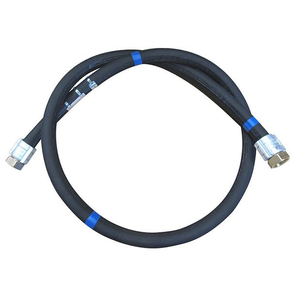 LUTZ Set, mit 2 Meter Schlauch DN 19 (NBR) und Anbindungen, ATEX, für Lösemittel, 309564