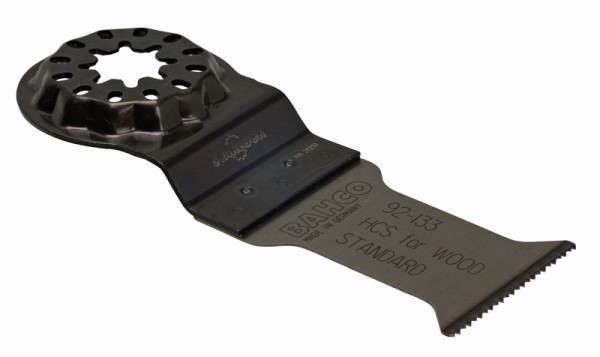 Bahco Starlock Multitool - Tauchsägeblatt, für Schnitte in Holz, Gipskarton, Kunststoff, 35 mm, 1er Pack, 92-133-1P