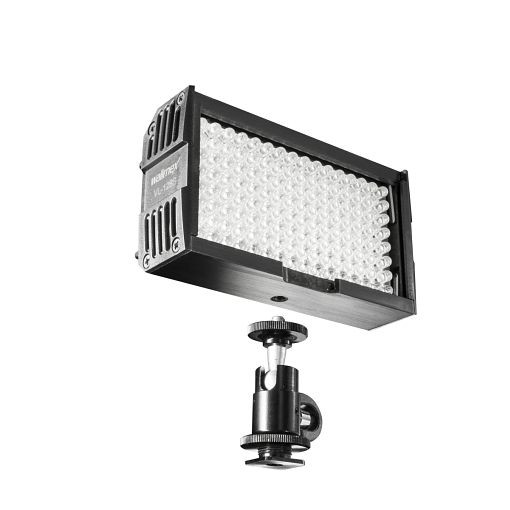 Walimex pro LED Foto Video Leuchte 128 LED Daylight, 1017576