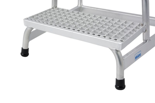 Krause Stabilo Montagetritt mit Gitterroststufen 1x5 Stufen, 805355
