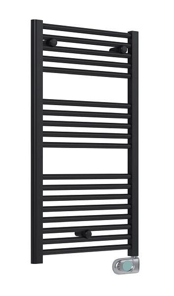 Sanotechnik Badezimmer-Heizkörper E-Innsbruck, Mattschwarz 48x92cm, IS350