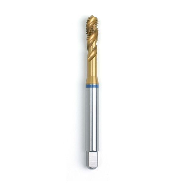 GSR Maschinengewindebohrer DIN 2184-1 (DIN371) metrisches Gewinde Form C/RSP35° HSSE-TiN Blauring M 5, 01039170