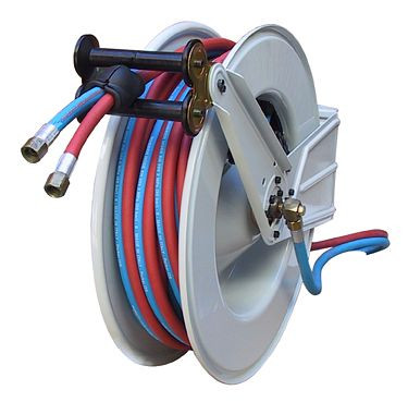 Ebinger Schlauchaufroller OSM 510, Max. 20bar, 15m - 2x9mm ID Autogenschlauch (EN 559), 1.510.702
