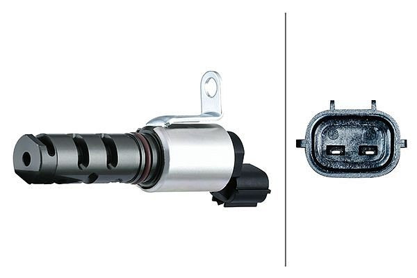 HELLA Steuerventil, Nockenwellenverstellung, 2-polig, Einlassseite, 6NW 358 188-111