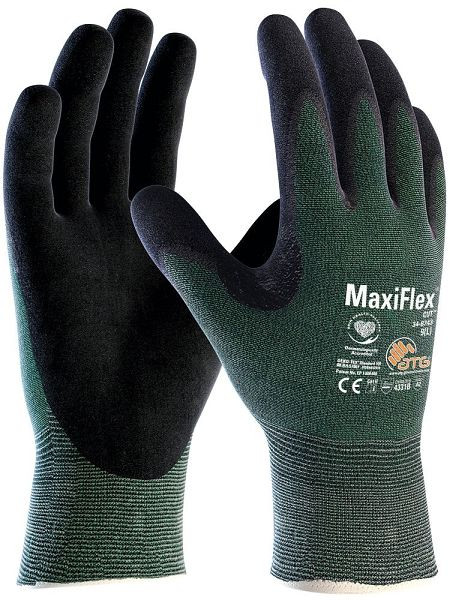 ATG MaxiFlex Cut Schnittschutz-Strickhandschuhe (34-8743), Größe: 12, VE: 12 Paar, 2490-12