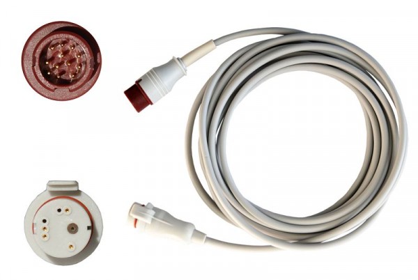 Golmed IBP-Adapterkabel für B.D.-Transducer, zu Mindray (IM2202), IBP-MR-BD