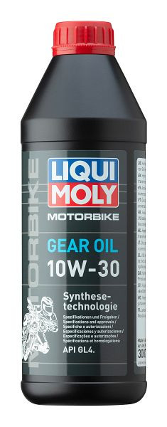 LIQUI MOLY Getriebeöl Motorbike Gear Oil 10W-30, Dose Kunststoff, VE: 1 Liter, 3087