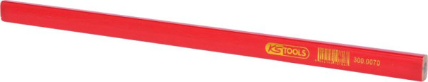 KS Tools Zimmermanns-Bleistift, rot, HB, 300.0070, 4042146107867