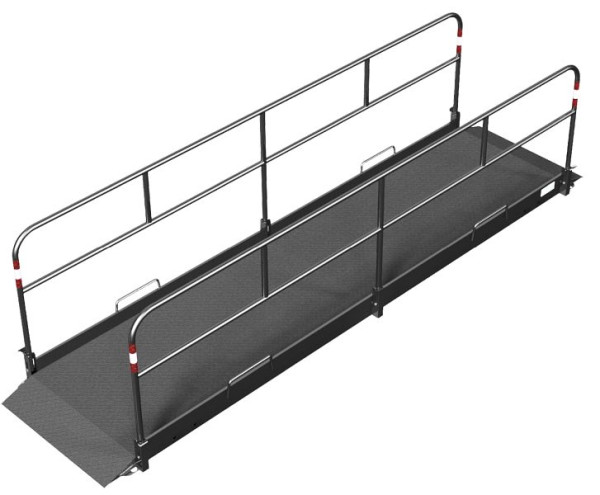 Schake Alu-Grabenbrücke 4 m lang, 1,00m, 20284, 4250384751210