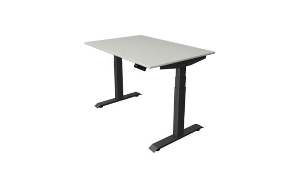 Kerkmann Sitz-/Stehtisch Move 4, B 1200 x T 800 mm, elektrisch höhenverstellbar von 640-1290 mm, lichtgrau, (Montage), 10080411-1