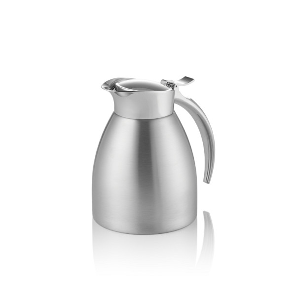 WAS Isolierkanne, 0,3 L, Ø 10,5 cm, Höhe 13,5 cm, Chromnickelstahl 18/8, 3812030