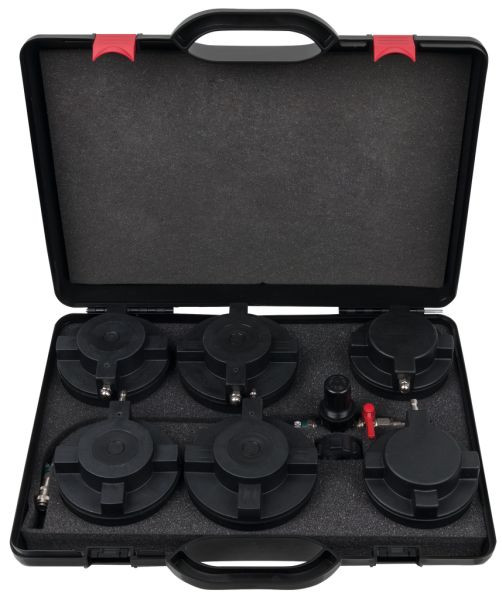 KS Tools LKW Turbolader-Ladeluft-System-Prüfkoffer-Satz, 7-teilig, 460.2465