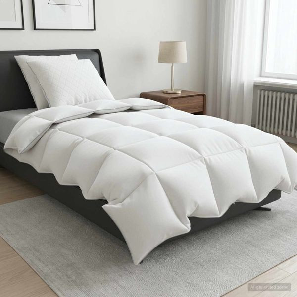 vidaXL Gänsedaunen-Bettdecken-Set 90% FULDA 3-teilig 140 x 220 cm Winter, 3442563