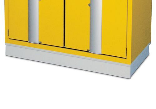 asecos Transportsockel für Gefahrstoffschränke, 1200 mm breit, 165319