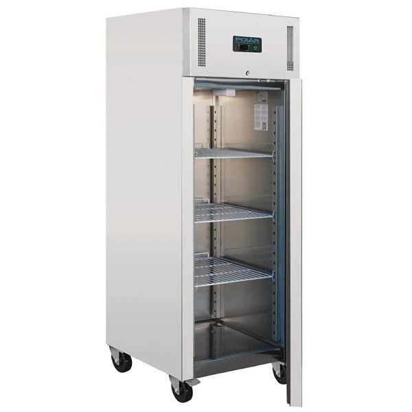 Polar Kühlschrank Edelstahl 650L, 250 W, 230 V, GN 2/1 geeignet, U632