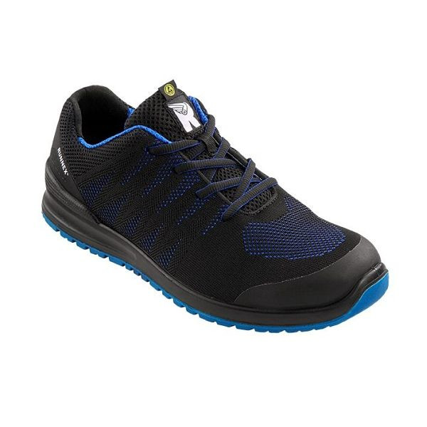 RUNNEX S1P-ESD-Sicherheitshalbschuhe SportStar, schwarz/blau, Größe: 45, VE: 1 Paar, 5109-45