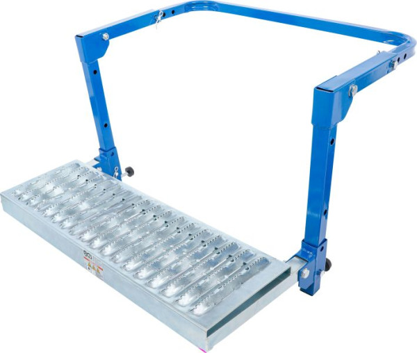 BGS Reifen-Klapptritt, einstellbar, für Kleintransporter und 4x4 Fahrzeuge, 71002