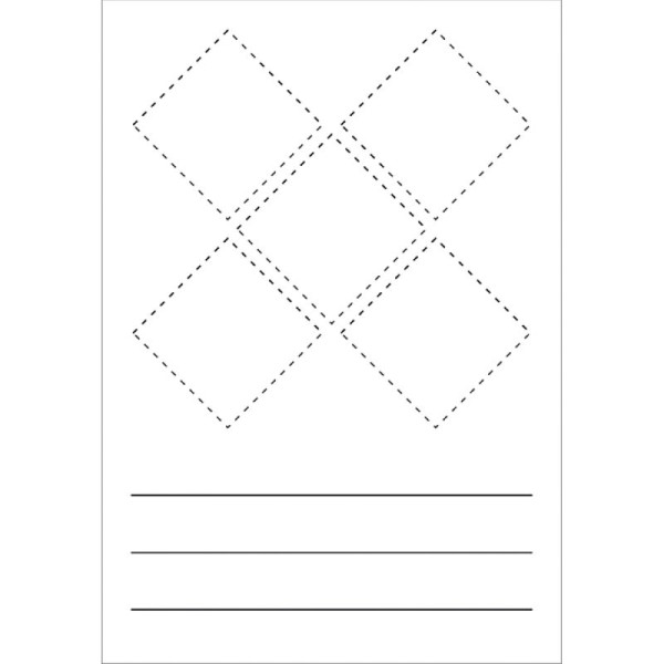 Stein HGS GHS-Gefahrstoffsymbole zur Selbstbeschriftung, 86 x 124 mm, für GHS-Symbole 25 x 25 mm, 21.b1150