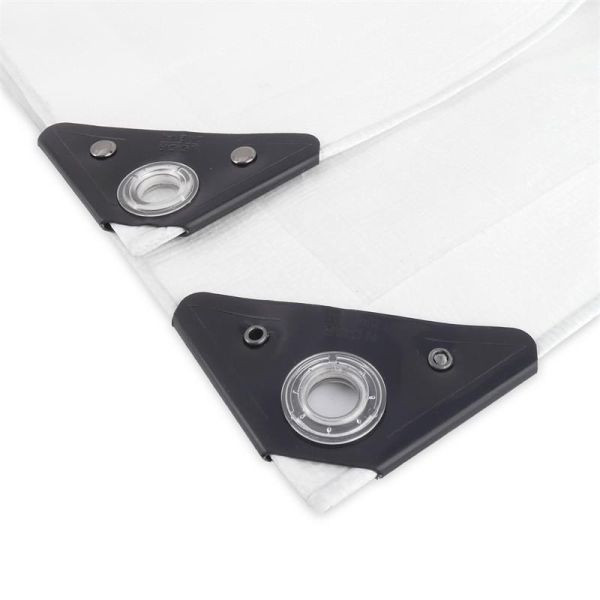 NOOR Abdeckplane Super 200g/m² Gewebeplane, Größe etwa 3 x 5m Farbe: weiß, VE: 15m², 0400305SXXNW