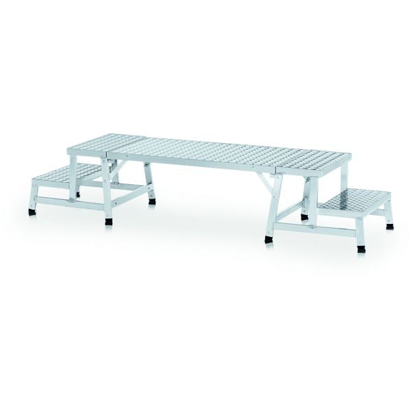 ZARGES AMA Überstiegsmodul, Länge 1 m zur Verbindung zweier AMA-Podeste zum Aufbau eines Laufstegs mit beidseitigem Zugang, 40273