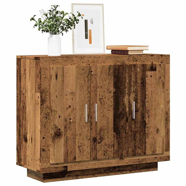 vidaXL Sideboard Altholz-Optik 92x35x75 cm Holzwerkstoff, 856864