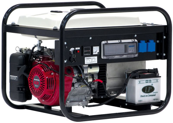 ELMAG Stromerzeuger SEBS 6000W/25, mit HONDA- Motor GX390 (semi-schallgedämmt), 53136