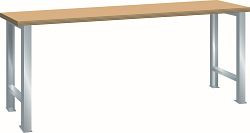 LISTA Werkbank (BxTxH) 2000x700x840mm Multiplex Farbe: Lichtgrau, 78.394.020