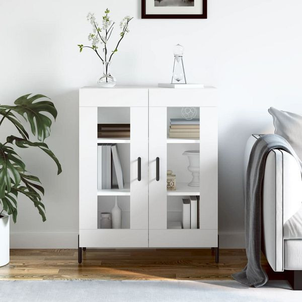vidaXL Sideboard Weiß 69,5x34x90 cm Holzwerkstoff, 827796
